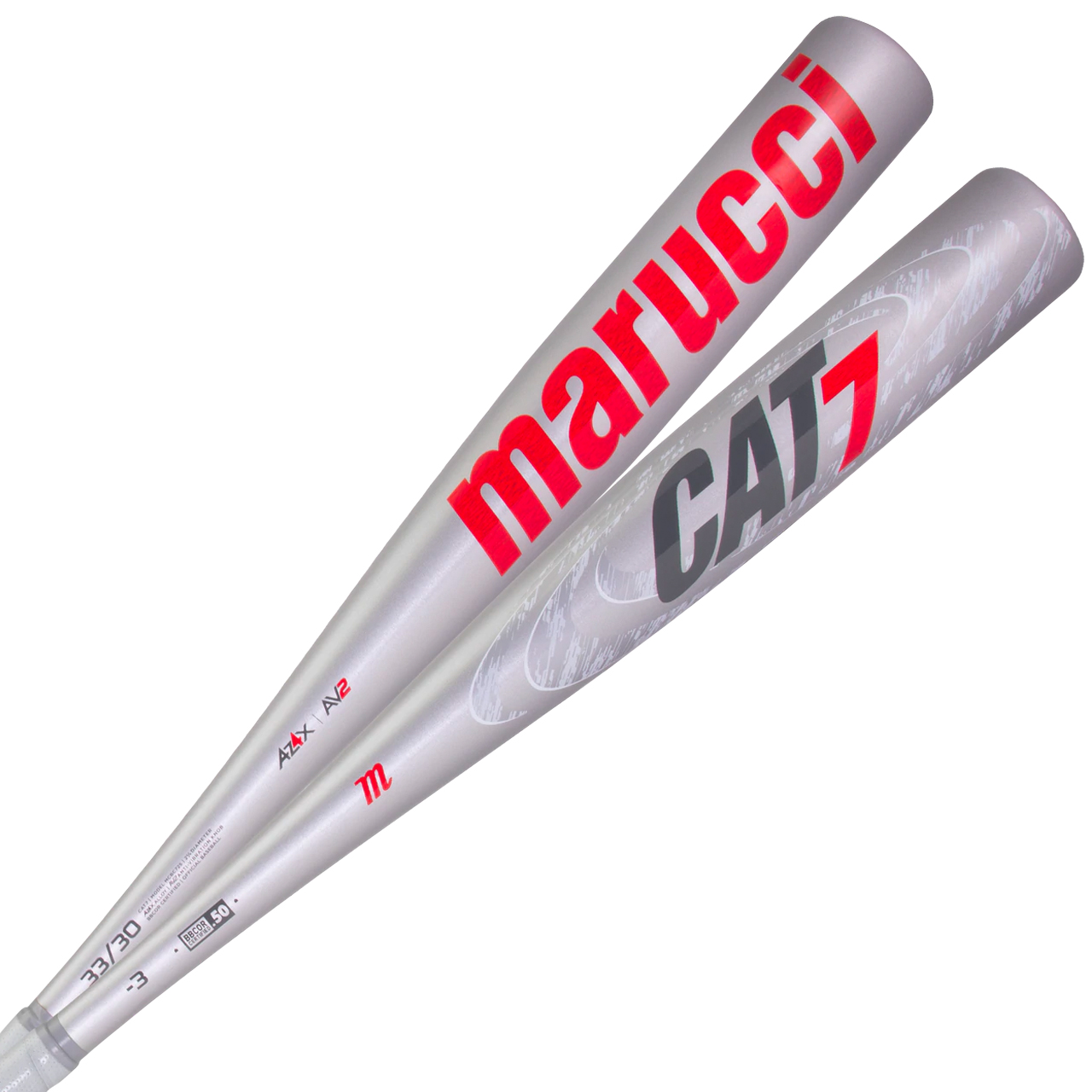 2021 Marucci Cat 7 Silver (-3) 2 5/8″ 1PC Alloy BBCOR ...